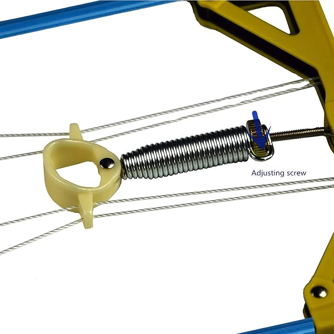 Finger Exerciser & Hand Strengthener Expert Grip Strength Training for Athletes, Musicians & Physical Therapy (Metal Blue + Yellow Cover)