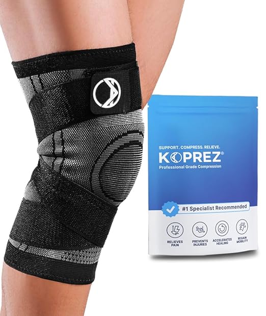 Knee Compression Sleeve - Knee Braces for Knee Pain Women, Knee Sleeve, Knee Compression Sleeve Women, Knee Support Men, Rodilleras, Compression Knee Sleeves Men