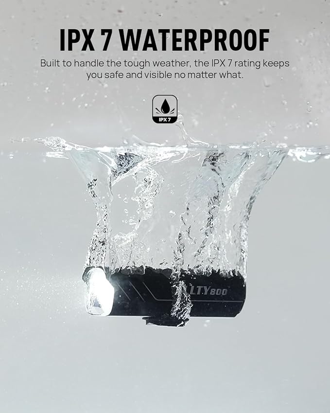 Magicshine Allty Commuter Bike Lights Allty 400, Allty 600, Allty 800 Road Bike Light, USB Type-C Rechargeable, IPX7 Waterproof LED Bike Light for Road, Urban Cyclists