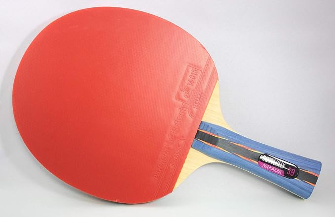 Butterfly Nakama Shakehand Ping Pong Paddle - Recommended for Beginner & Intermediate Level Players - Includes Two Free 40+ Balls - International Table Tennis Federation Approved