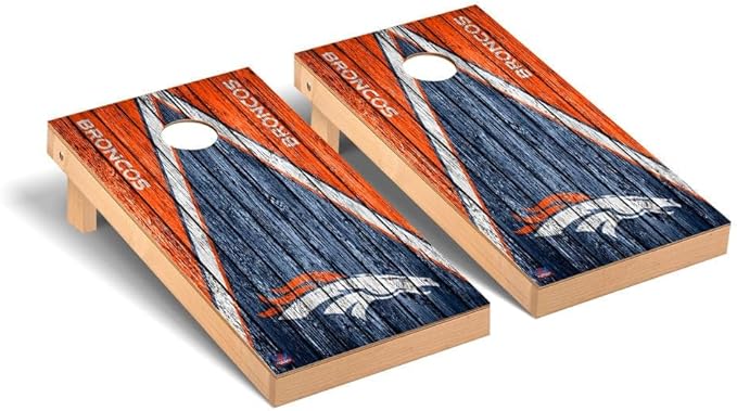 Football Team Cornhole Boards, 2x4 Premium Corn Hole Game Set, Officially Licensed Cornhole Game, Perfect for Tailgates