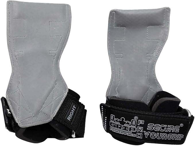 Lifting Grips PRO Weight Gloves Heavy Duty Barbell Gymnastics Straps Alternative to Power Hooks Deadlifts Adjustable Neoprene Padded Wrist Wrap