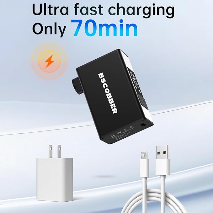 Mini Bike Pump Electric Bike Pump 150 PSI Portable Bike Tire Inflator Air Compressor Rechargeable Bicycle Air Pump with Gauge,Tiny Pump with Presta & Schrader Valve for Mountain/Road Bike