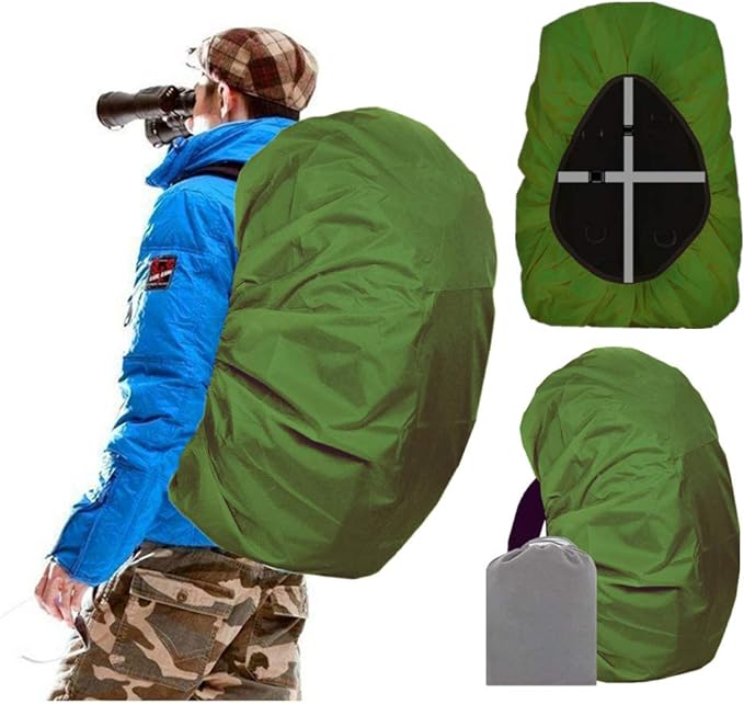 Joy Walker Waterproof Backpack Rain Cover, 12000mm Ultra-Waterproof, Upgraded Ultra-Strong Multilayers, Antislip Buckle Strap