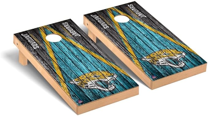 Football Team Cornhole Boards, 2x4 Premium Corn Hole Game Set, Officially Licensed Cornhole Game, Perfect for Tailgates