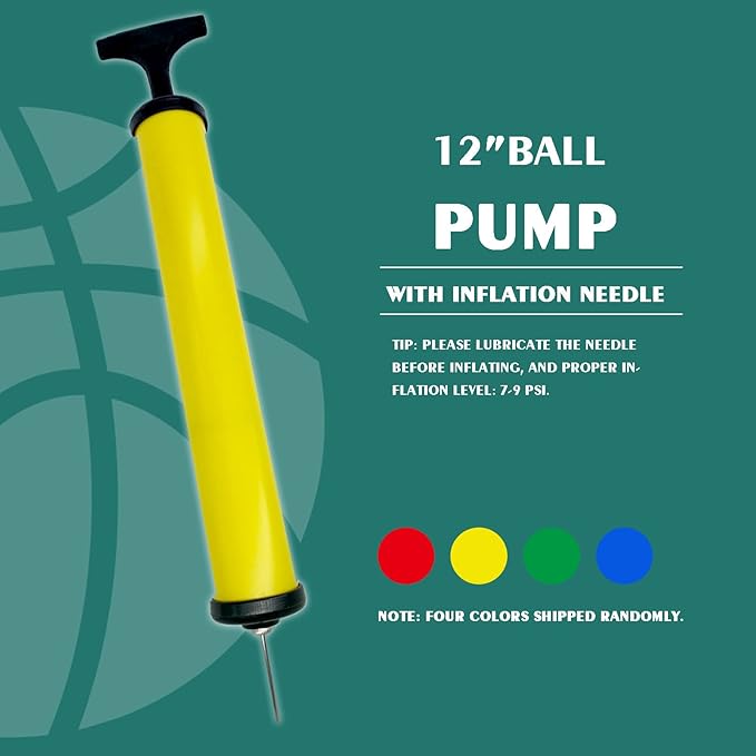 Women's Basketball - Size 6 (28.5) with Pump - Ideal for Girls' Basketball