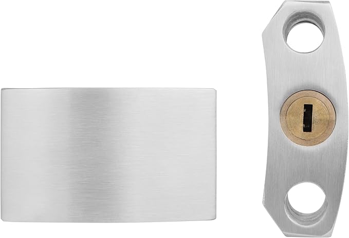 All Weather Stainless Steel Bike U Lock, Outdoor Pad Lock with 4 Keys, 2.76 in. (70mm) Wide, Adjustabl Shackle Marine Lock for Bikes, Boats, Gates, Cabinet, Scooters, etc.