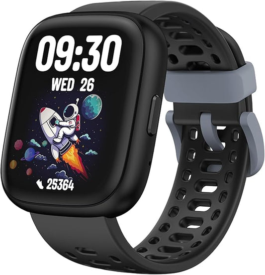 Fitness Tracker for Kids No APP No Phone Needed, Compatible with Apple Find My, 1.83" Smart Watch, Heart Rate, Sleep Monitor, IP68 Waterproof, Step Counter, Puzzle Games for Girls Boys Teens 5-16