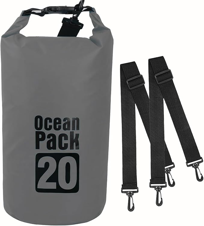 Dry Bag Waterproof Backpack 5L/10L/20L/30L Roll Top Waterproof Bag,Floating Dry bags for Kayaking,Swimming,Boating,Camping,Beach.