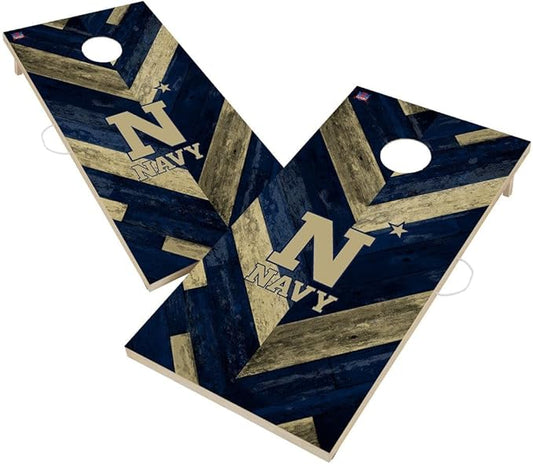 College Team Cornhole Boards, 2x4 Regulation Corn Hole Game Set, Officially Licensed Cornhole Game, Perfect for Tailgates