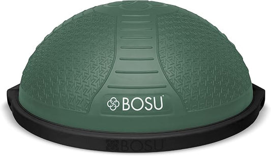 Bosu Half Ball Home Balance Exercise Trainer for Strength and Flexibility Workouts with Built to Last Burst Resistant Material and Hand Pump