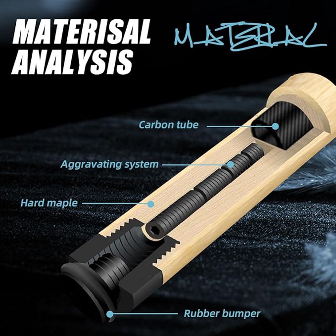 CRICAL Carbon Fiber Pool Cue Stick 58" Billiard Cue Sticks Professional Low Deflection Pool Sticks with 3/8 * 8 Pin Joint and 12.5mm Tip