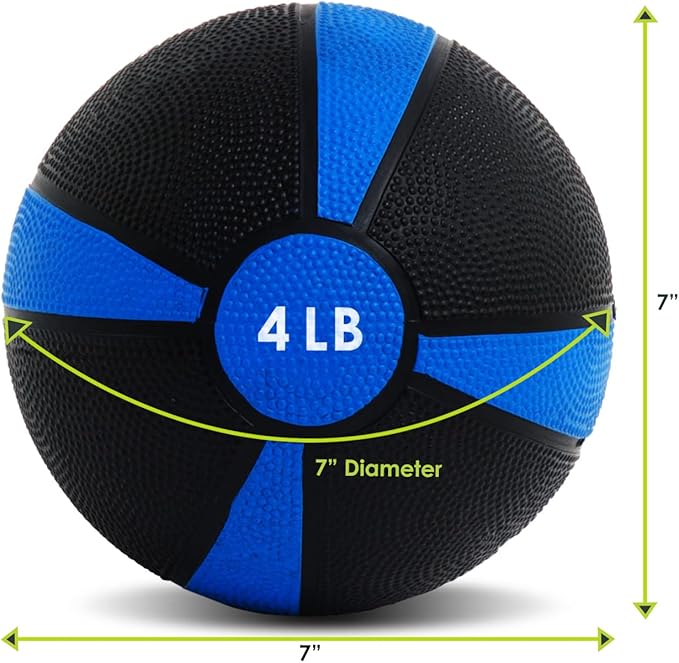 ProsourceFit Weighted Medicine Ball for Full Body Workouts