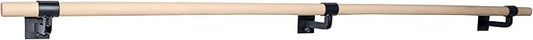VITA Barre Wall-Mounted Single Ballet Barre, Geo, Wood | Fixed Height, Made in USA, Home, Studio or Gym Exercise Equipment for Kids & Adults | Dance, Fitness, Pilates