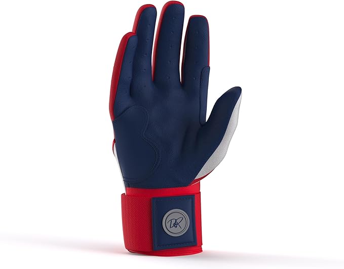 Drip & Rip Baller Series - Youth Batting Gloves + Adult Batting Gloves - for Softball and Baseball - Long Cuff Style for Men and Youth