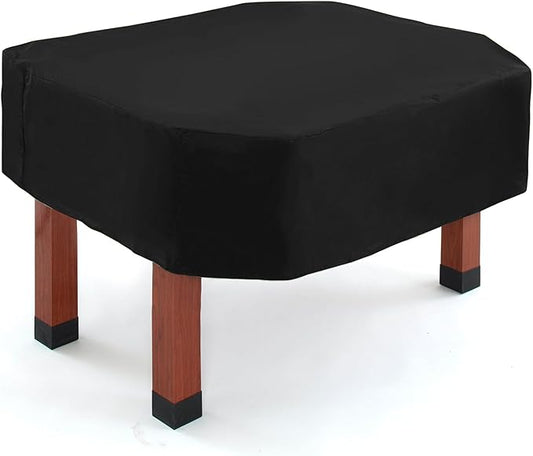 Covermates Foosball Table Cover - Light Weight Material, Weather Resistant, Adjustable Buckle Straps, Outdoor Living Cover, 56W x 52D x 15H, Black