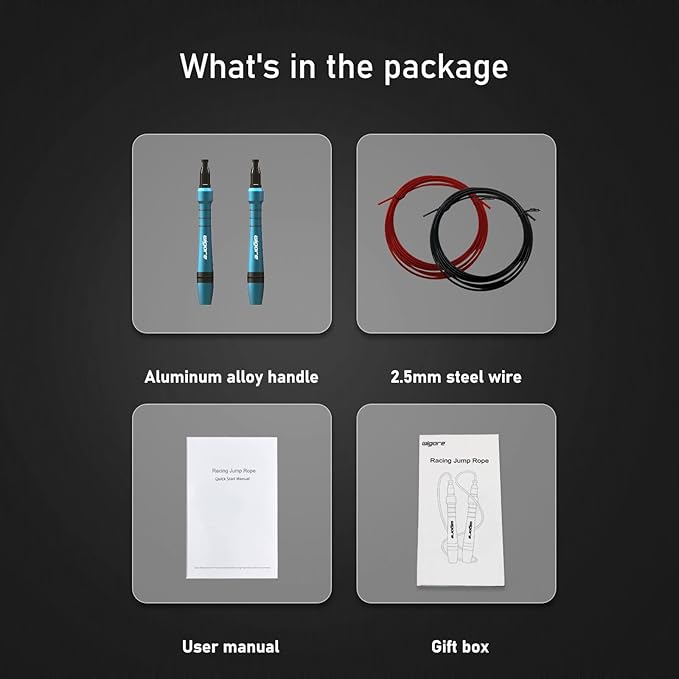 Jump Rope, Speed jump ropes for fitness for women,Skipping rope for fitness men, women's home exercise, workout, fitness gifts for adults