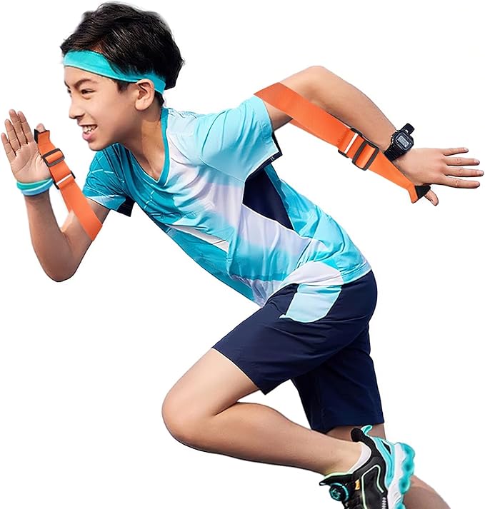 Arm Swing Trainer for Youth, Adjustable Nylon Running Arms Position for 90 Degrees