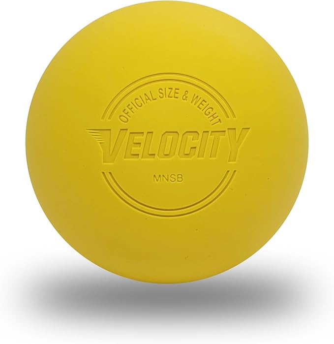 Velocity Lacrosse Balls - 1, 2, 3, 6, 12, 18, 24, 36, 60 and 120 Packs - for Practice, Official NFHS and College Approved Size