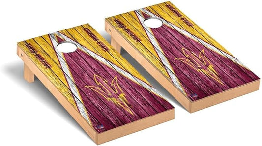 College Team Cornhole Boards, 2x4 Premium Corn Hole Game Set, Officially Licensed Cornhole Game, Perfect for Tailgates