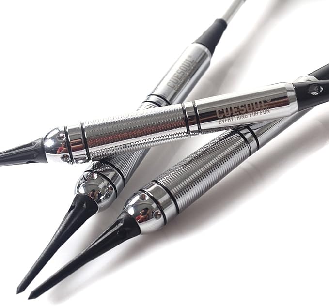 CUESOUL Soft Tip Darts Set Plastic Tip with Dart Case
