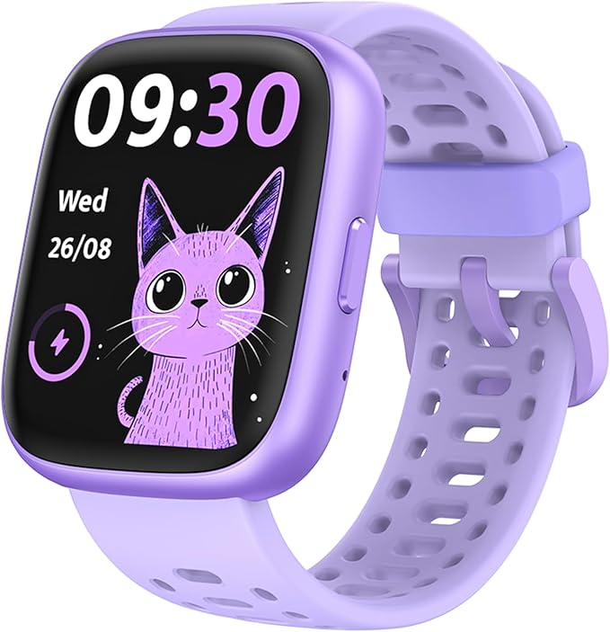 Fitness Tracker for Kids No APP No Phone Needed, Compatible with Apple Find My, 1.83" Smart Watch, Heart Rate, Sleep Monitor, IP68 Waterproof, Step Counter, Puzzle Games for Girls Boys Teens 5-16