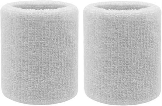 Sweatbands Sports Wristbands for Kids and Women - 3 inch Elastic Athletic Wrist Bands for Tennis, Basketball, Running, Working Out