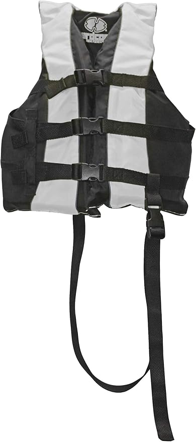 Hardcore Life Jacket Paddle Vest; Coast Guard Approved Type III PFD Life Vest Flotation Device; Jet ski, Wakeboard, Kayak; Ideal Extra Life Jacket for Your Pontoon Boat w/Leg Strap