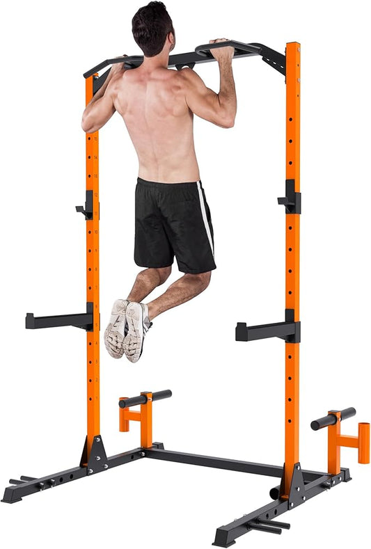 leikefitness Multifunction Power Tower Exercise Equipment,Pull Up Dip Station,Height Adjustable for Home Gym Strength Training Fitness Equipment,Dip Stands,Pull Up Bars,Push Up Bars,VKR