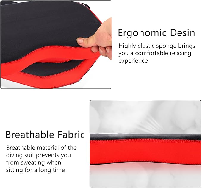 Kayak Seat Cushion Flotation Fishing Boat seat Cushion pad, Comfortable Thicken Kayak Canoe Seat Pad Cushion for Kayak Outdoor Fishing Camping, Ergonomic Non Slip Seat Cushions