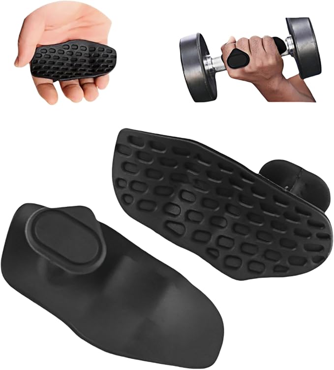 Anti-Slip Workout Grips, Ergonomic Workout Gloves, Weight Lifting Grips, for Men and Women, Silicone Gym Grips Pads, Soft, Palm Protection, Suitable for Various Fitness Training
