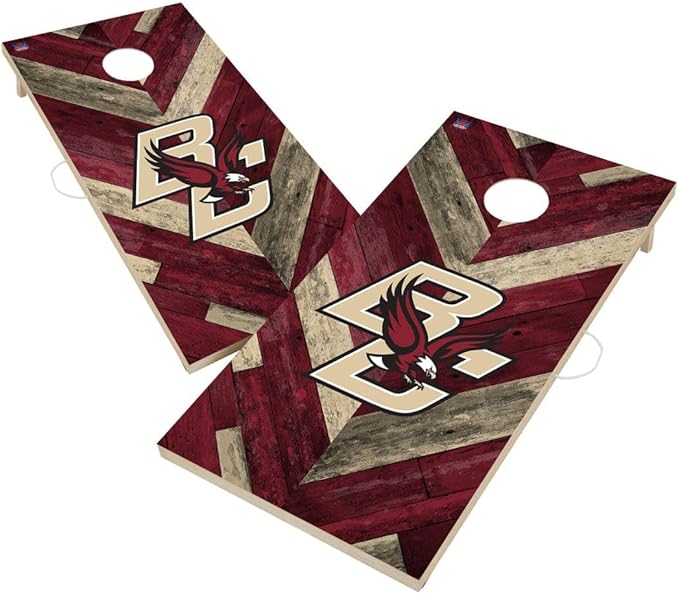 College Team Cornhole Boards, 2x4 Regulation Corn Hole Game Set, Officially Licensed Cornhole Game, Perfect for Tailgates