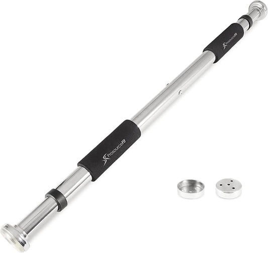 ProsourceFit Wall-Mounted Pull-Up/Chin-Up Bar, Heavy Duty 300 lb. Capacity, Black