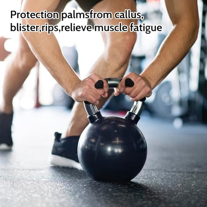 Workout Grips for Weight Lifting: Ergonomic Anti-Slip Rubber Hand Protector Gloves for Weight Grip Pads Pull-Ups Gym Training and Exercise for Men and Women Gym Gloves Alternative