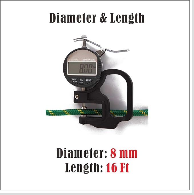 16ft Adjustable Long Jump Rope, Durable Skipping Rope for Kids & Adults, Outdoor Team Games, School Sports, Playground, Family Party Activities, Practice Double Dutch Skills