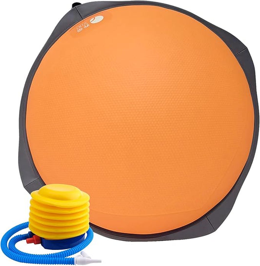 Balance Ball Home Workout Equipment, 27.5/31.5 inch Exercise Ball Balance Trainer, Stability Ball for Exercise, Half Balance Ball Strength Training Equipment for Cardio and Core Training