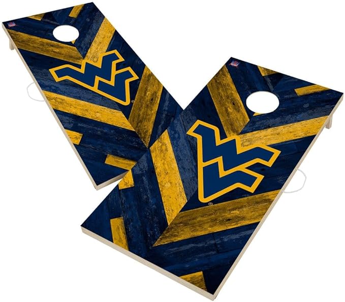 College Team Cornhole Boards, 2x4 Regulation Corn Hole Game Set, Officially Licensed Cornhole Game, Perfect for Tailgates