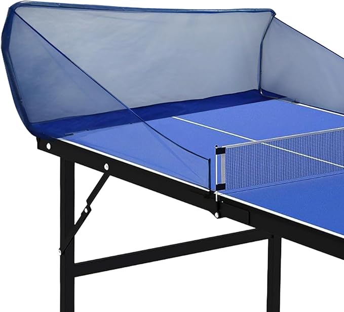 Table Tennis Ball Catch Net, Practice Net Multi-Ball Collection Net Training Tool, Table Tennis Robot for Serve Catcher Equipment for Ball Collection,Serve or Multi-Ball Training