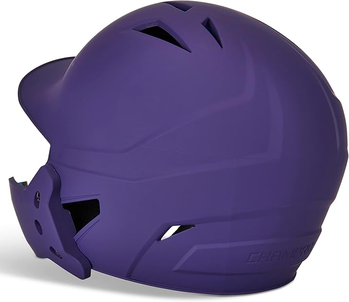 CHAMPRO HX Gamer Plus Batting Helmet with Reversible Jaw Guard