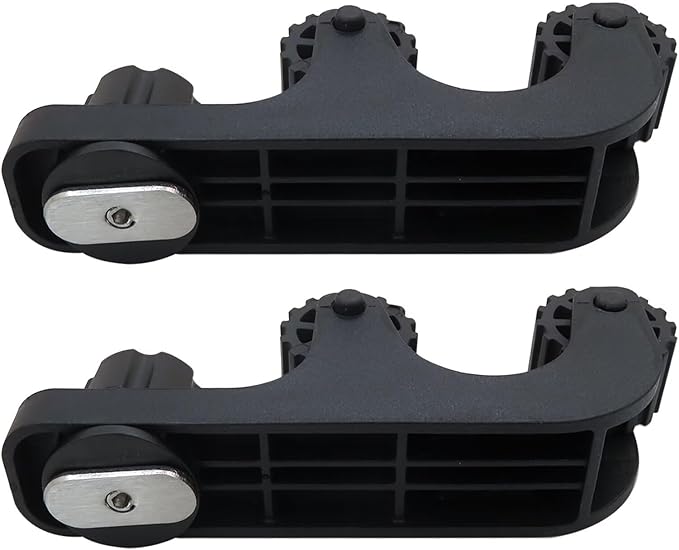 New 2-pack Black Extend Kayak Paddle Holder Kayak Track Mount Accessories for Holding Standard Paddle, Kayak Oar Holder Kayak Rail Accessories for Fishing Kayak