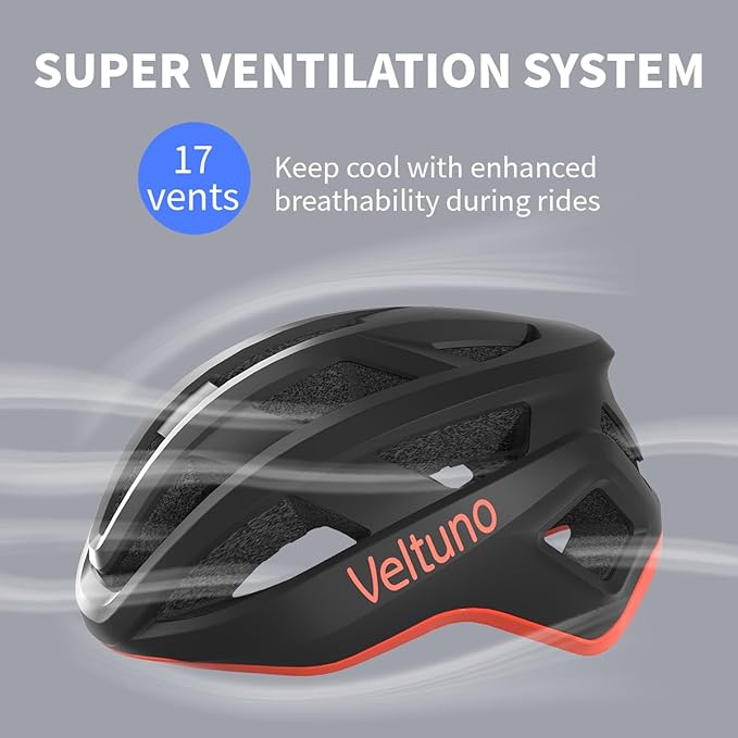 Bike Helmet for Adult Men & Women, Lightweight Bicycle Helmet, Adjustable Strap with Magnetic Buckle, Cycling Helmet for Mountain & Road Bike