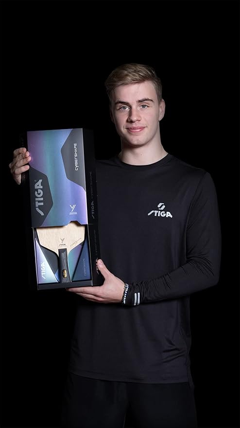 Stiga Cybershape Wood Table Tennis Blade I Superior Control & Enhanced Grip for Offensive Play
