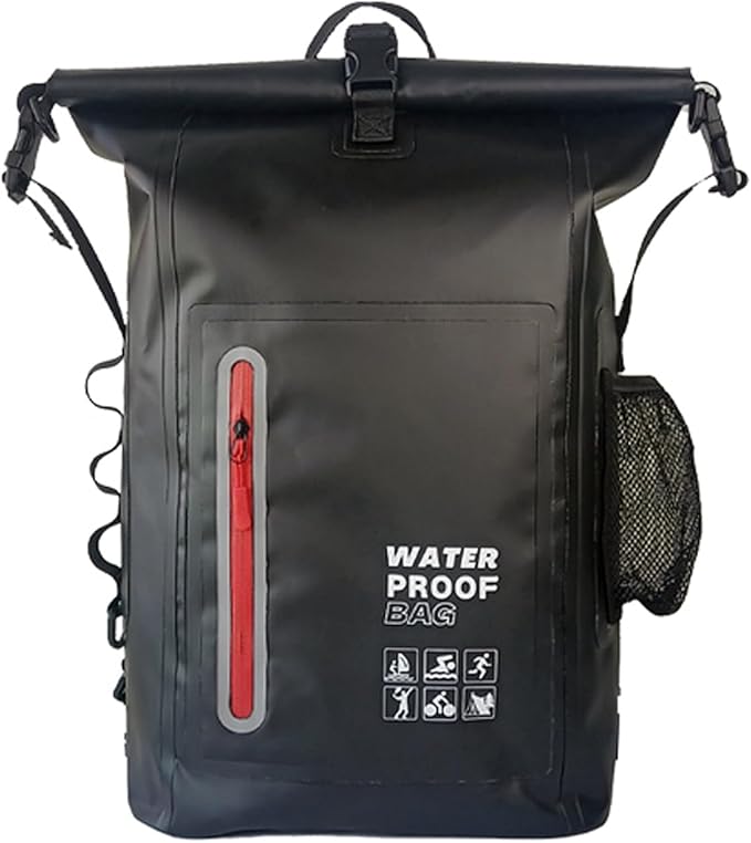Dry Bag Waterproof 25L-Floating&Lightweight Bags for Women Waterproof Backpack for Kayaking, Boating, Fishing,Paddle boarding, Camping, Hiking,Roll-Top Seal&Adjustable Shoulder Straps