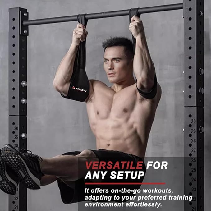 Ab Slings Straps Portable for Pull Up Bar Hanging Leg Raiser Fitness