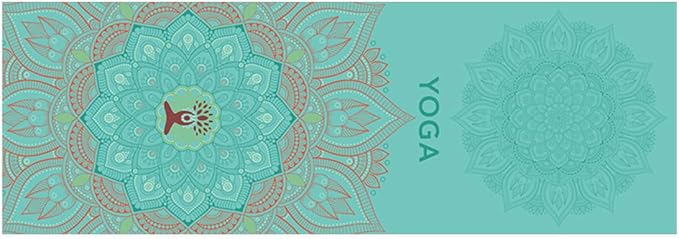 Non-Slip Yoga Towel - Superfiber Yoga Towel, hot Yoga Towel, Moisture Absorption, Sweat Absorption, for in Yoga, Pilates, hot Yoga Easy Travel. Size 25.5"x73" (1Pcs), E Colour