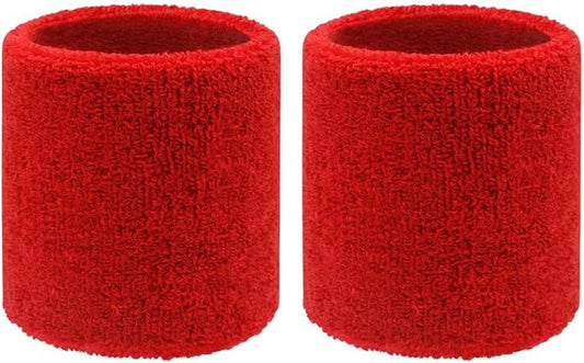 Sweatbands Sports Wristbands for Kids and Women - 3 inch Elastic Athletic Wrist Bands for Tennis, Basketball, Running, Working Out