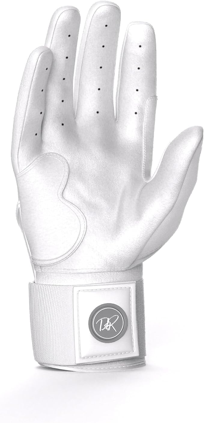 Drip & Rip Baller Series - Youth Batting Gloves + Adult Batting Gloves - for Softball and Baseball - Long Cuff Style for Men and Youth