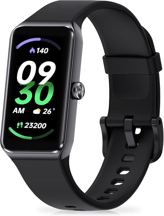 Fitness Tracker with Step Counter/Calories/Stopwatch, Activity Tracker, Health Tracker with Heart Rate Monitor, Sleep Tracker,1.47 Touch Color Screen, Pedometer Watch for Women Men