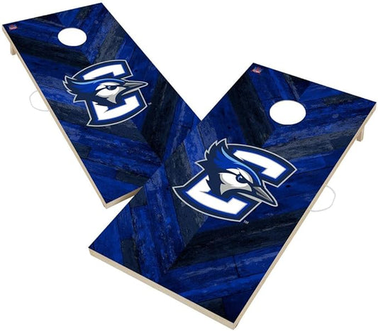 College Team Cornhole Boards, 2x4 Regulation Corn Hole Game Set, Officially Licensed Cornhole Game, Perfect for Tailgates