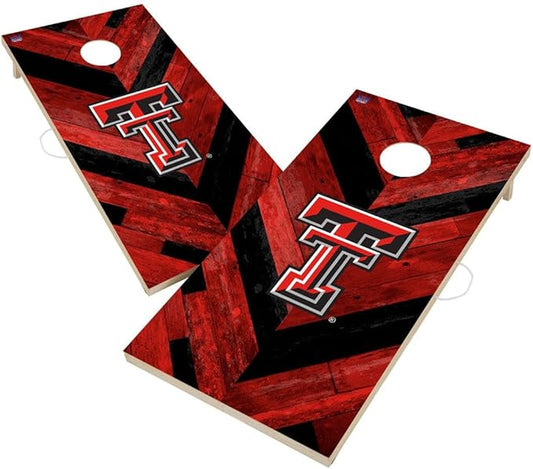 College Team Cornhole Boards, 2x4 Regulation Corn Hole Game Set, Officially Licensed Cornhole Game, Perfect for Tailgates